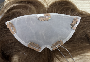 FRINGE STYLE WITH LACE TOP HAIR TOPPER   -HF001